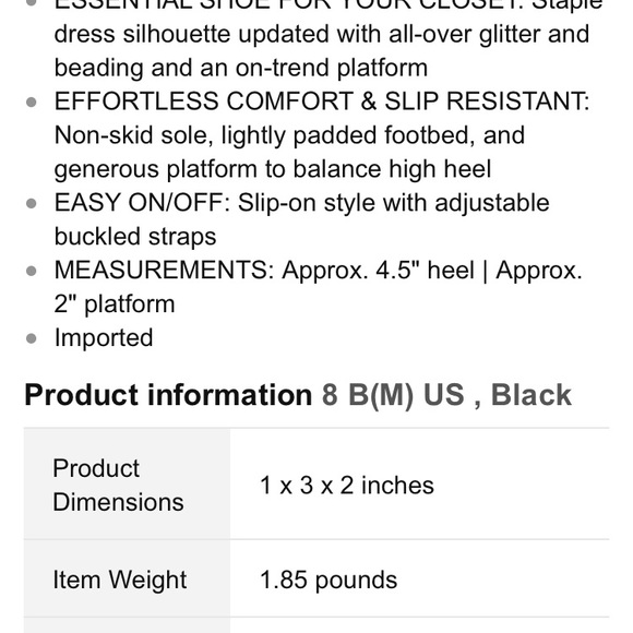 Brand new in box sparkly pumps - Picture 2 of 5